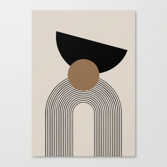 Black Art Designer Living Room Rug