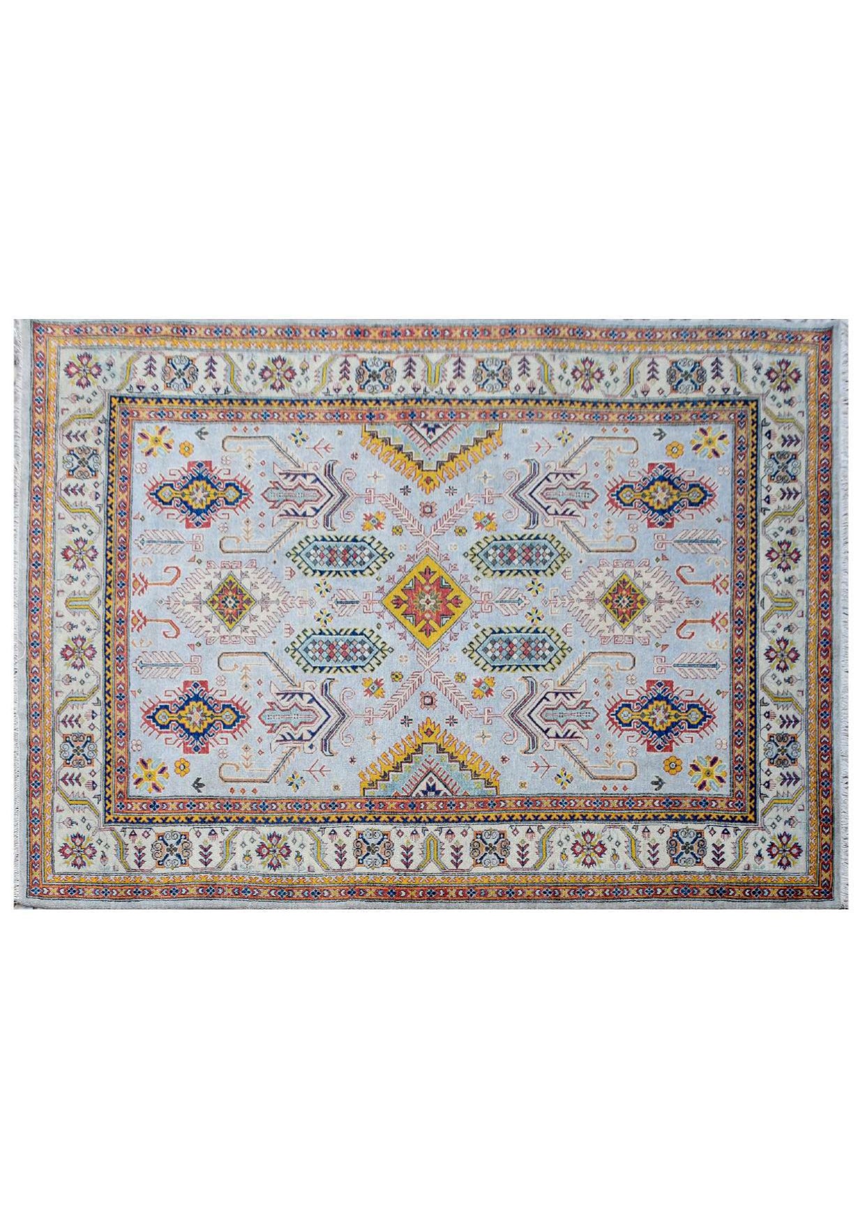 Hand-Knotted Contemporary Oushak Wool Area Rug