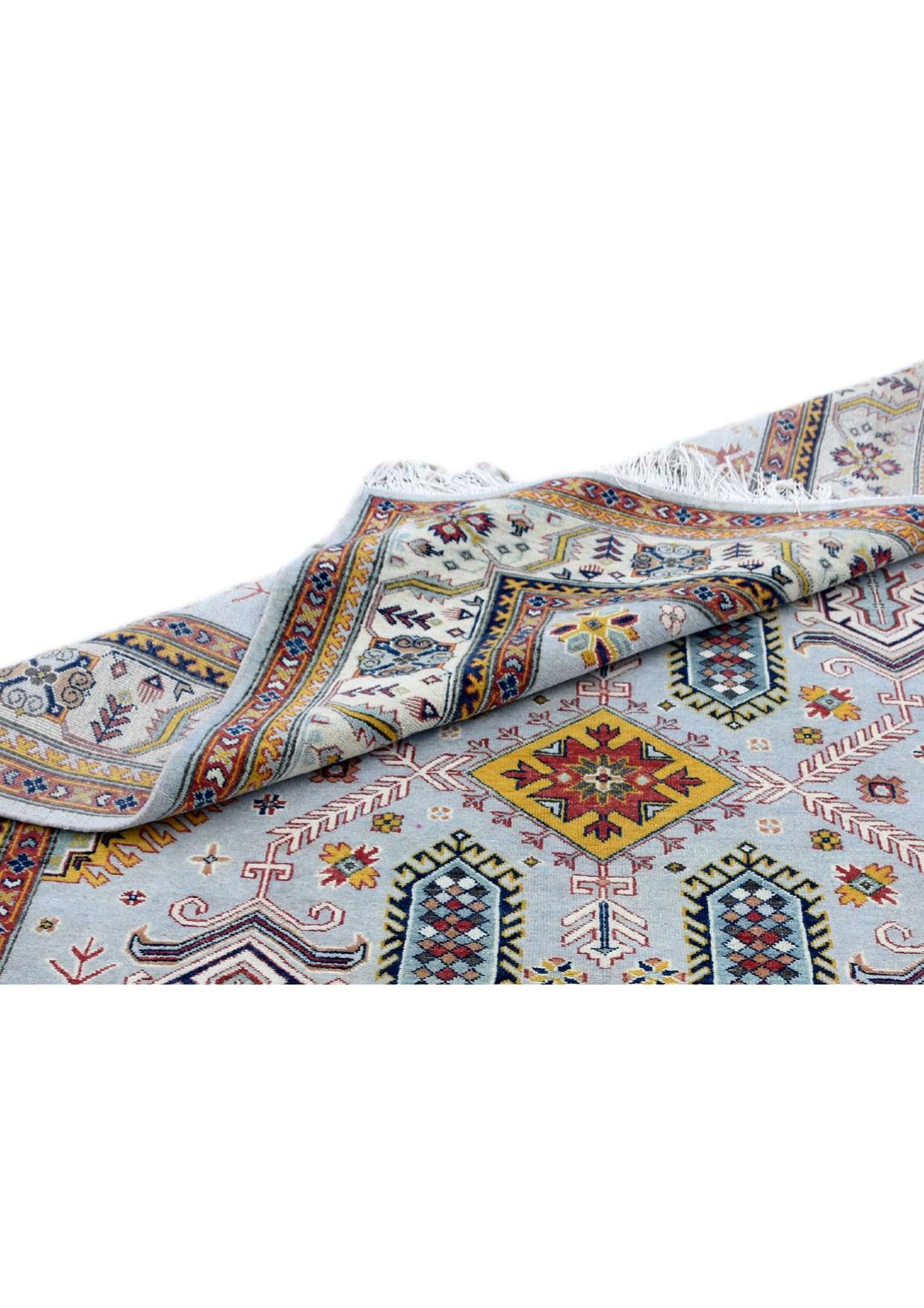 Hand-Knotted Contemporary Oushak Wool Area Rug
