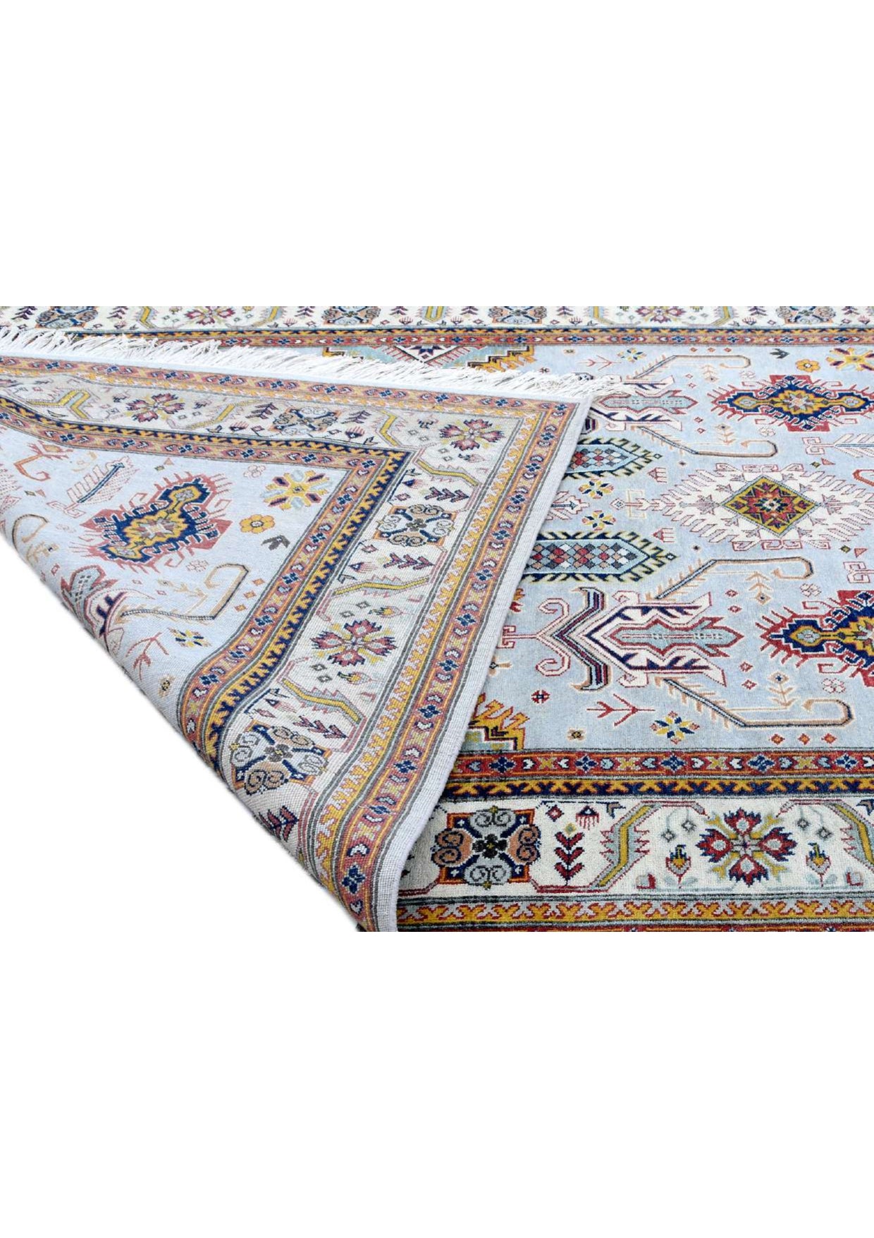 Hand-Knotted Contemporary Oushak Wool Area Rug