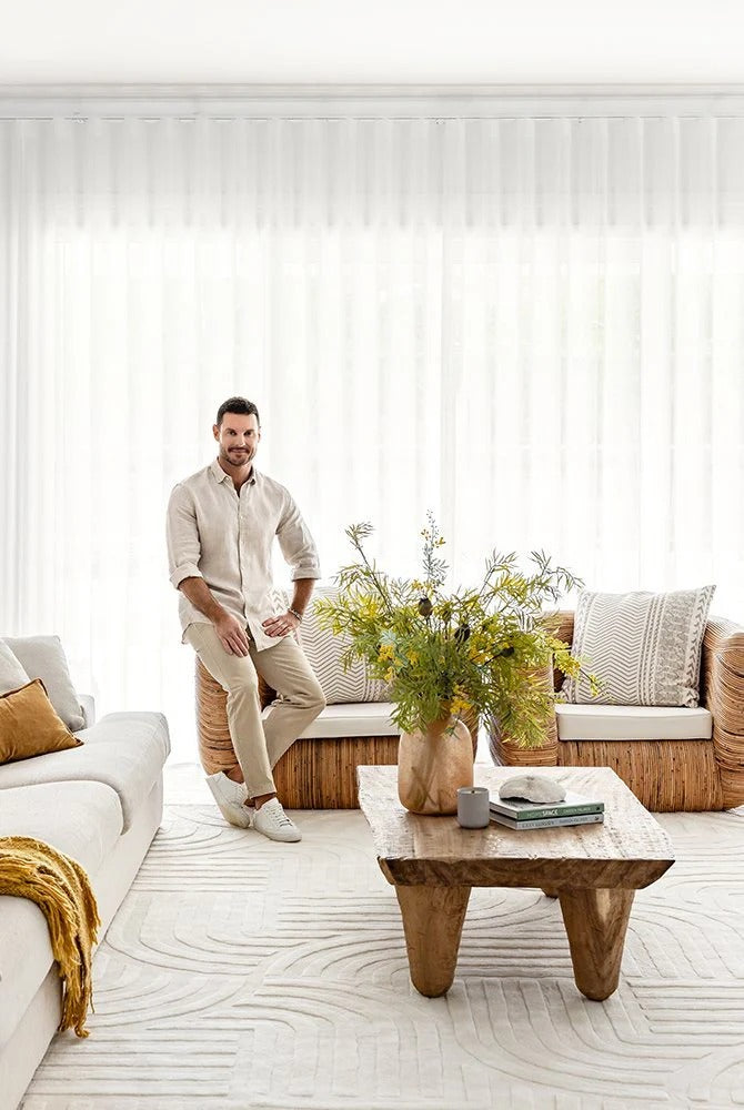 White color Modern Design Rug-Bisha Rugs