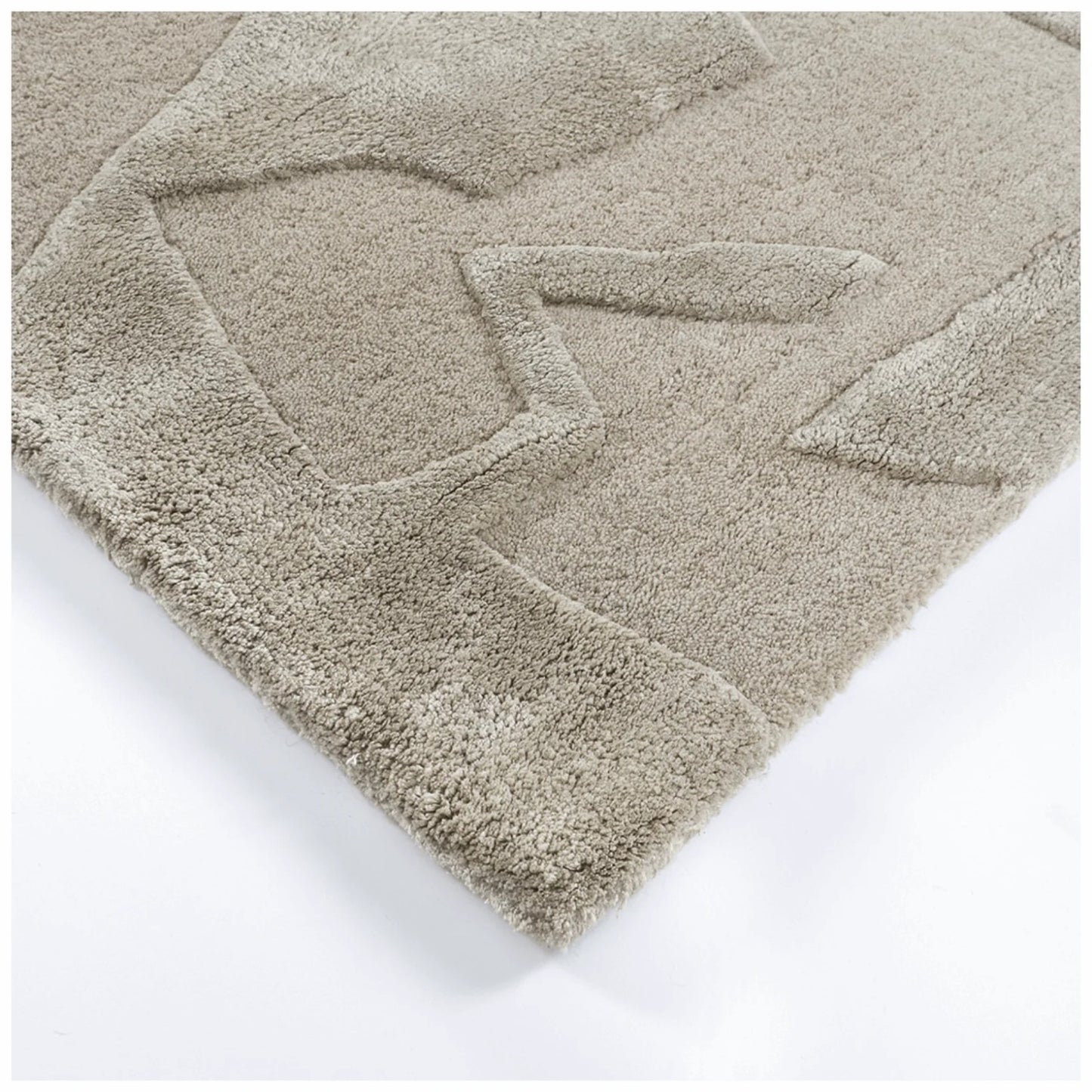 Light Grey Color Modern Design Rug For Luxurious Home-Bisha Rugs