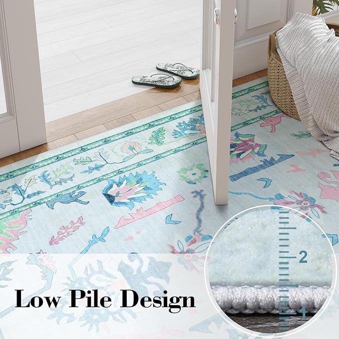Living Room Oushak Wool Area Rug