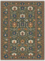 AVYRA Oushak Style Hand Knotted Rug