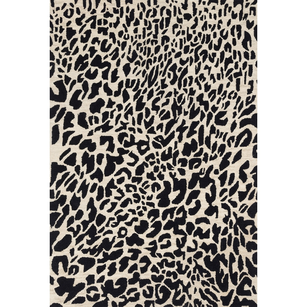 Moroccan Leopard Wool Area Rug