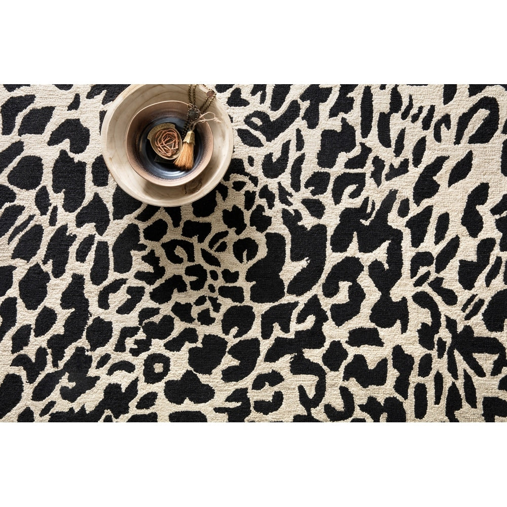 Moroccan Leopard Wool Area Rug