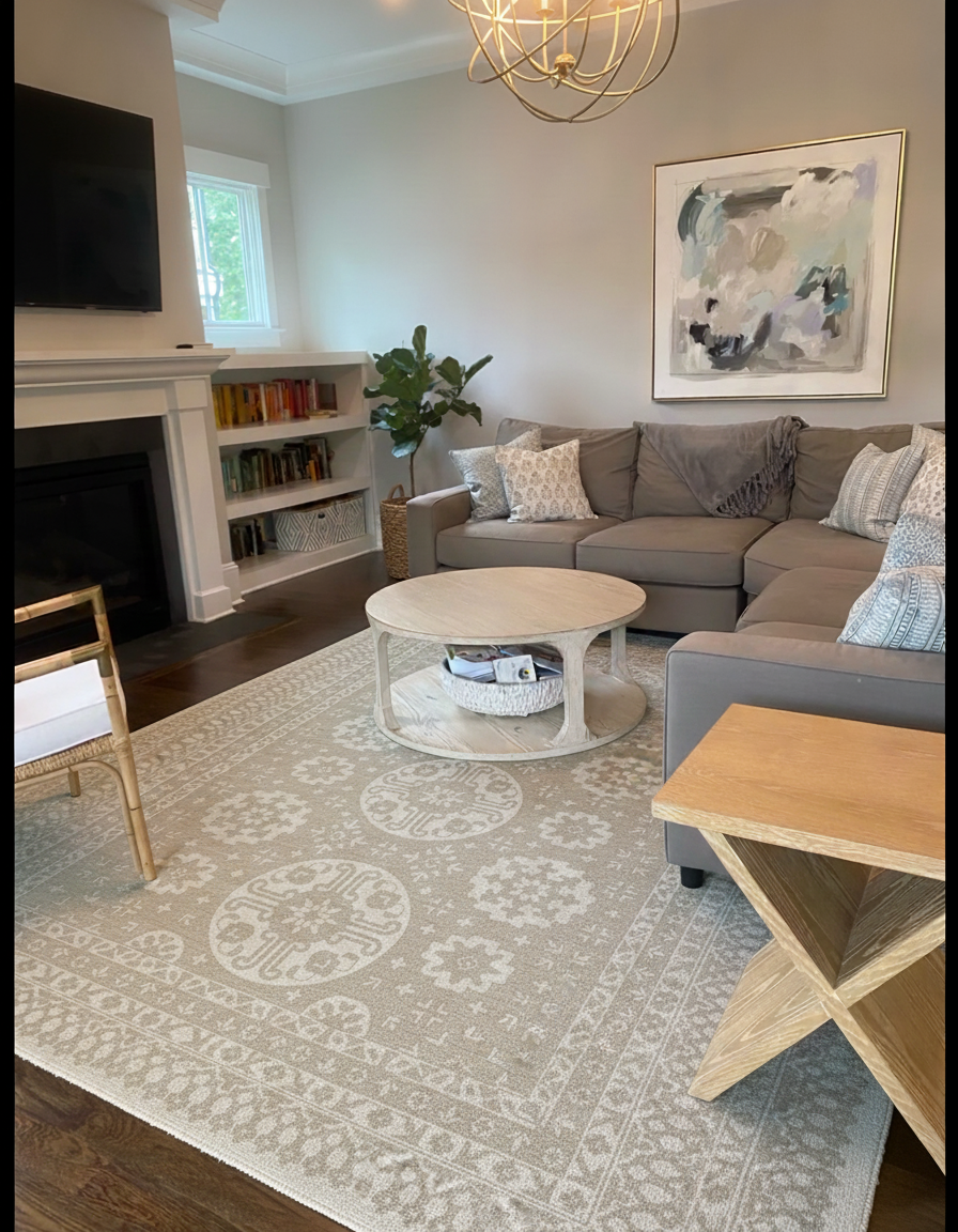 CLEO Hand Knotted Oushak Wool Area Rug