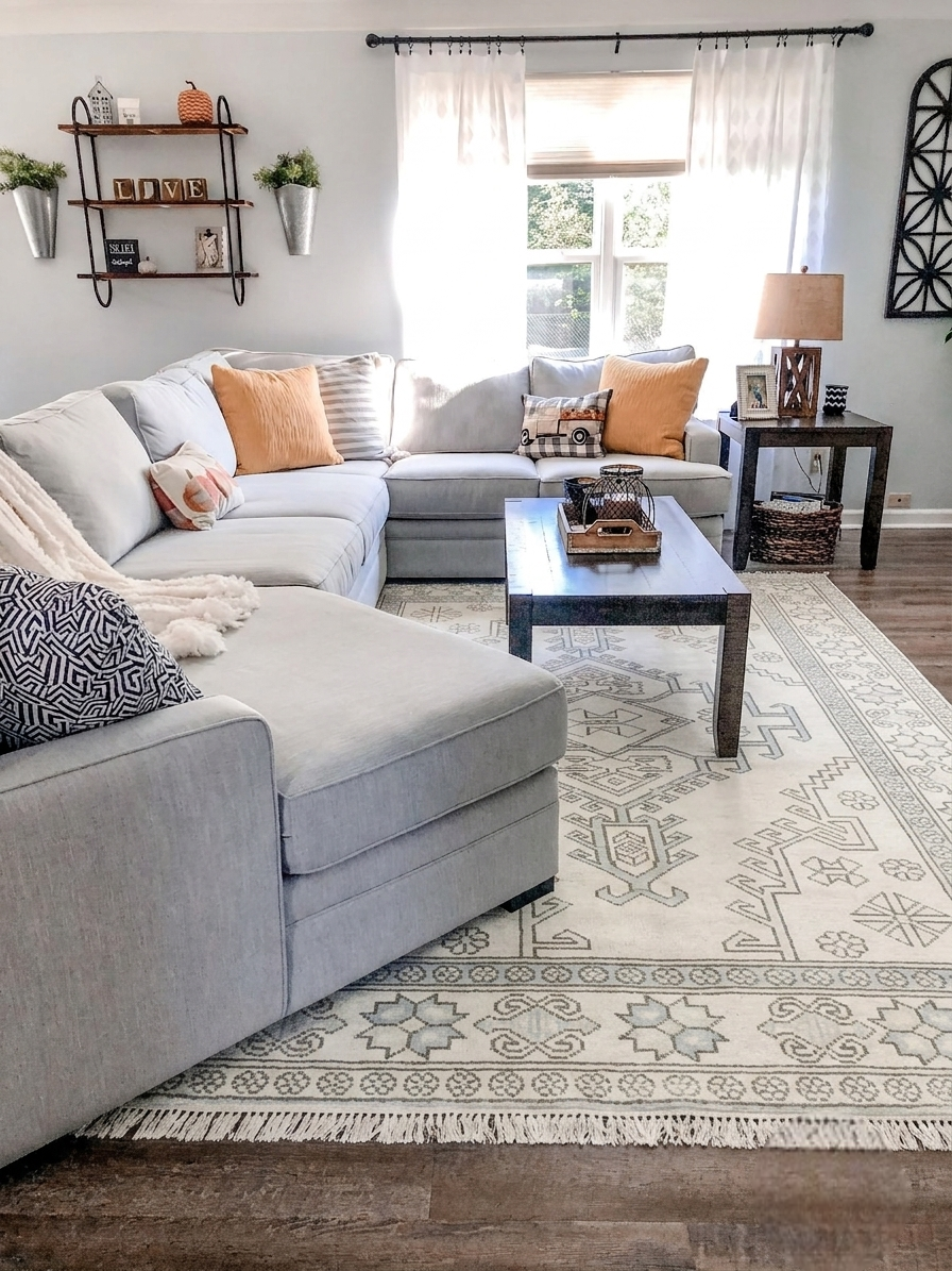 Doveshire Hand-Knotted Oushak Area Rug