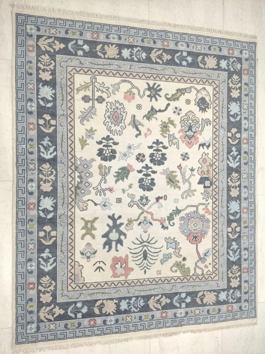 ARIA Oushak style Hand Knotted Rug