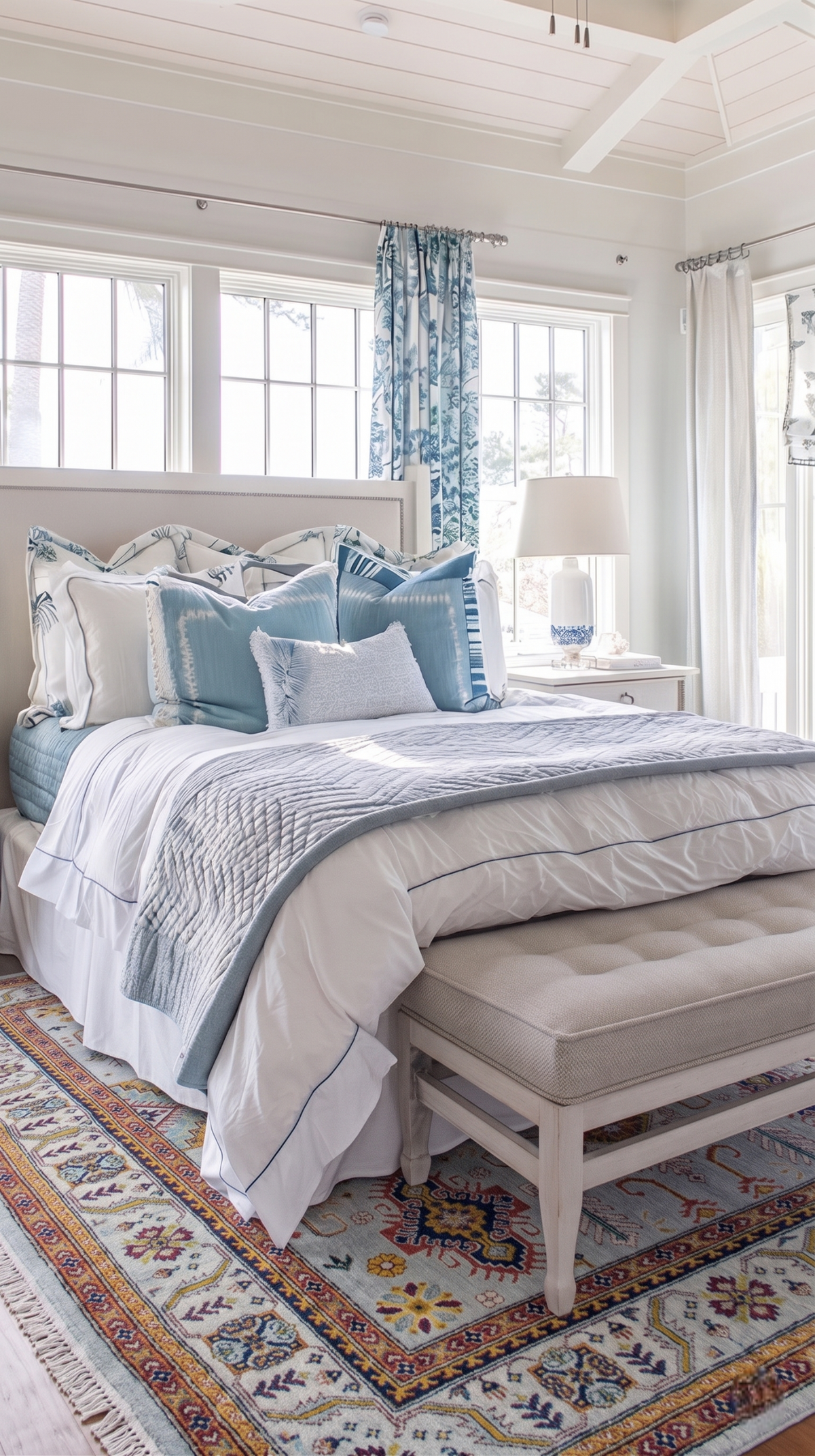 ELARION Oushak Wool Area Rug