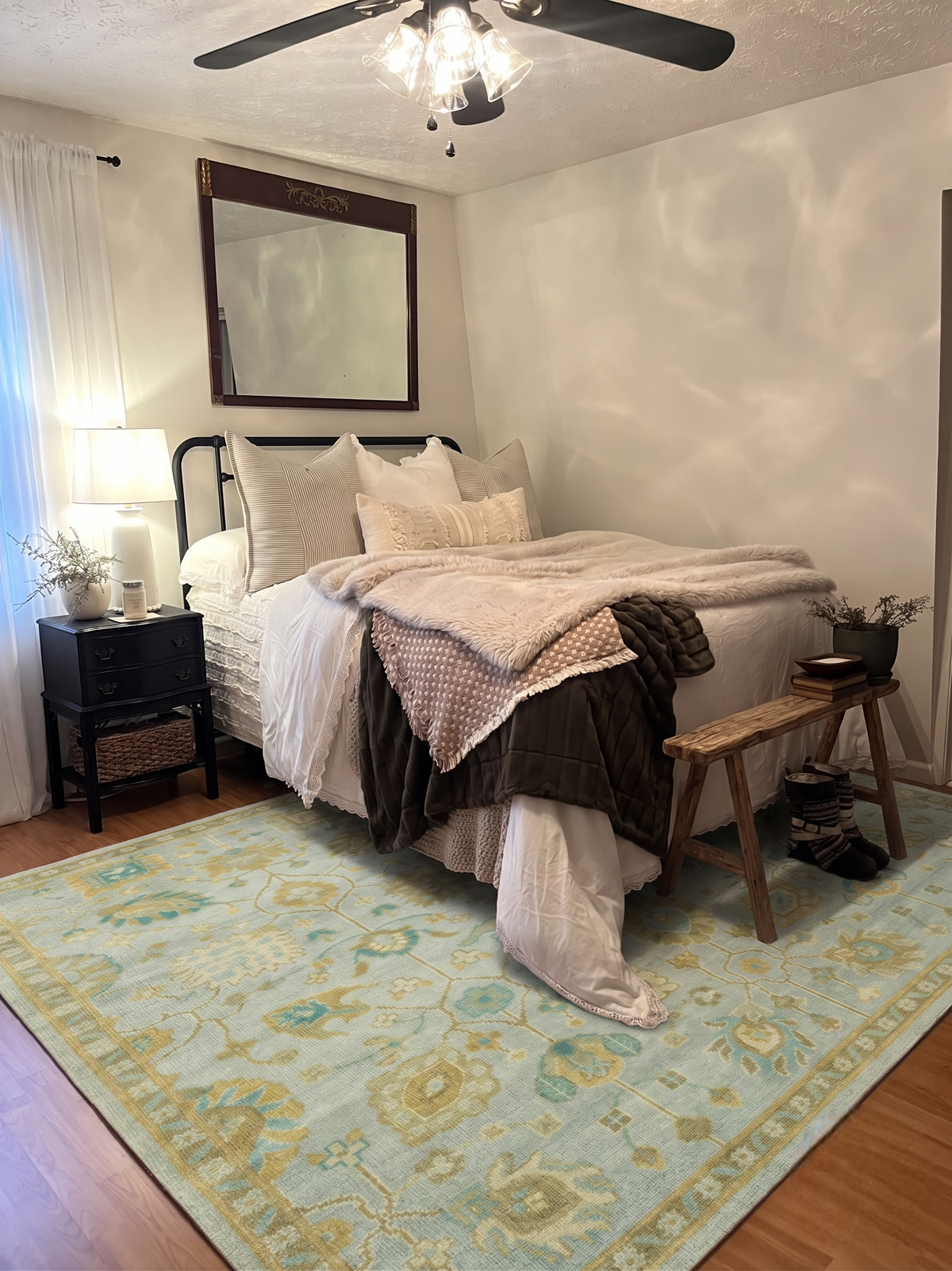 Elmstead Vale Hand Knotted Oushak Rug