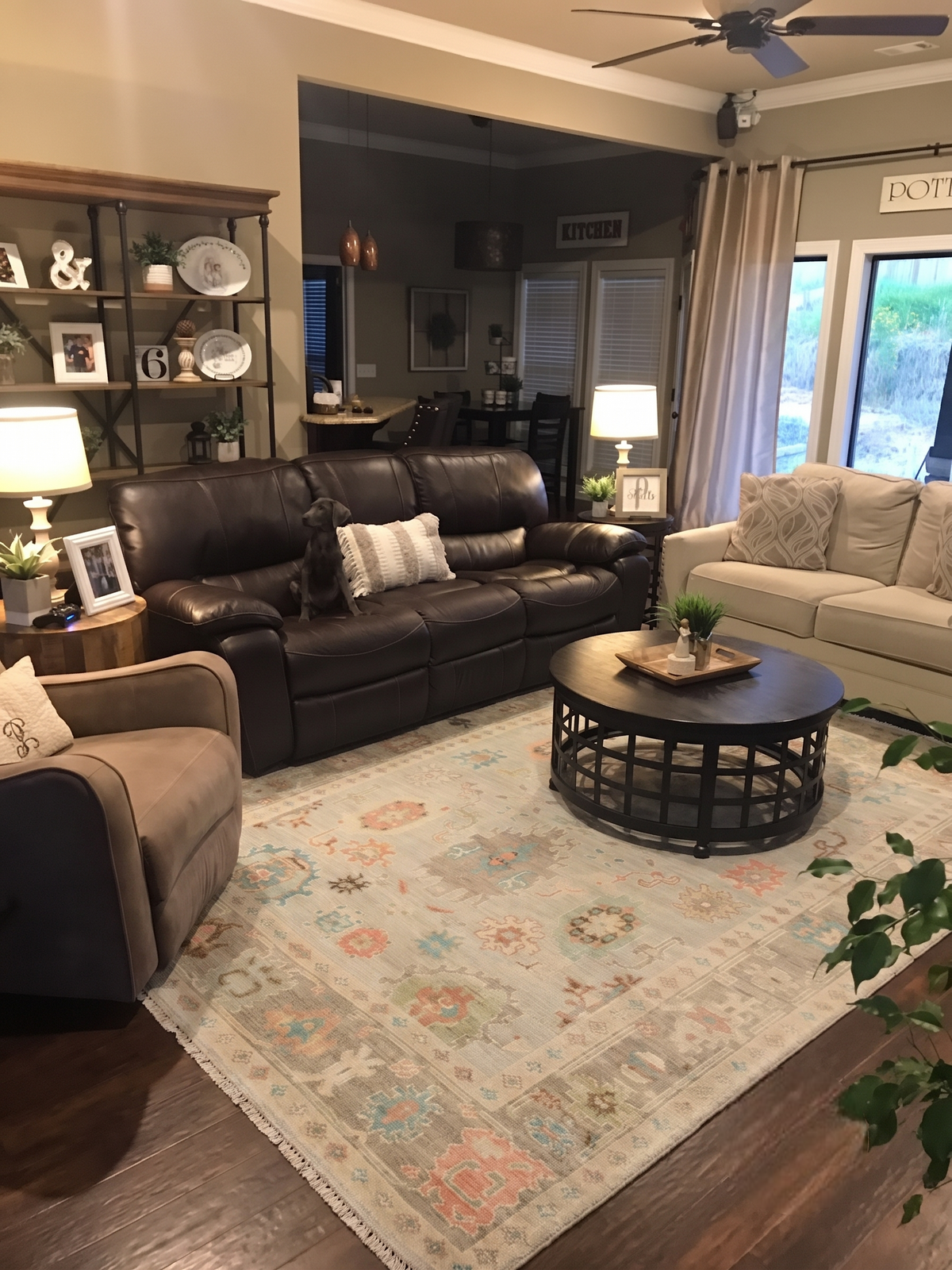 The Alaric Hand Knotted Turkish Oushak Rug