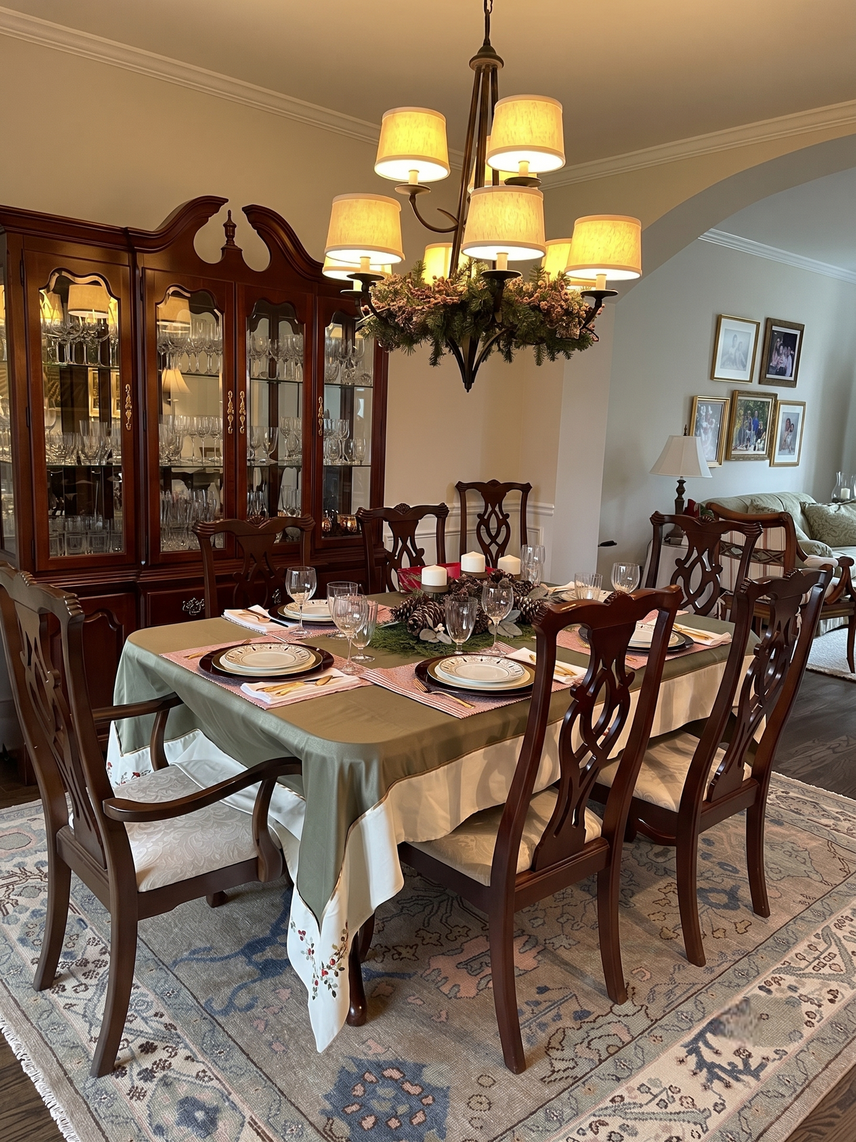 Marwood Vale Elegant Oushak Wool Area Rug