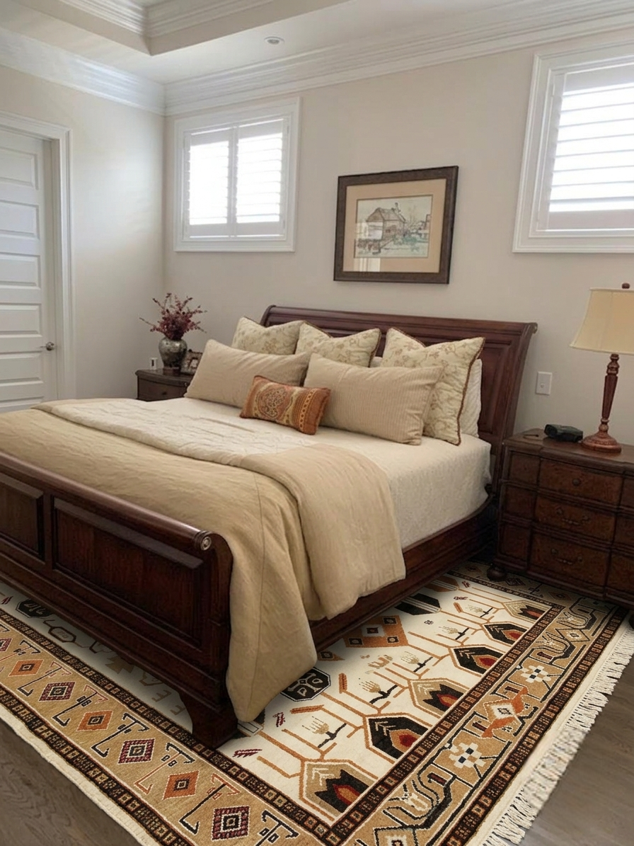 Brindlewood Hand Knotted Tribal Oushak Rug
