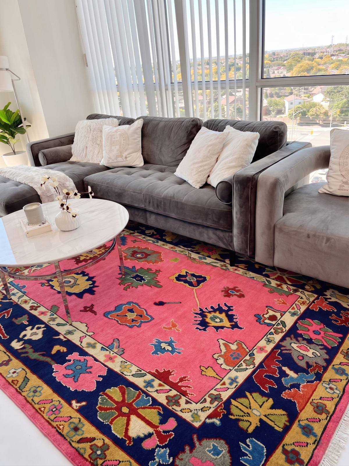 ROSEHAVEN Hand Knotted Oushak Rug