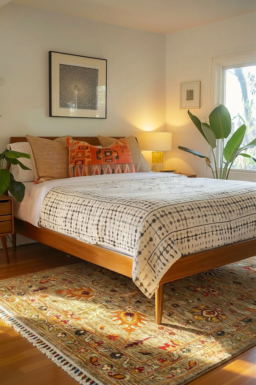 Floral Bidjar Design Persian Rug
