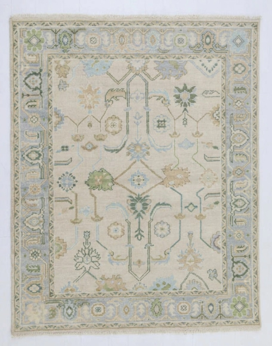 MATILDANIS Oushak Style Hand Knotted Rug