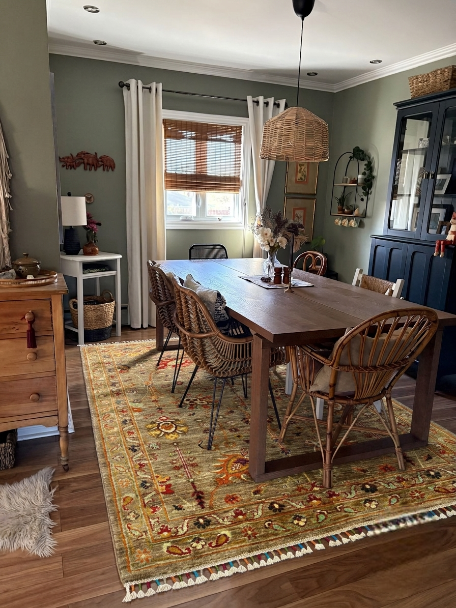 Floral Bidjar Design Persian Rug