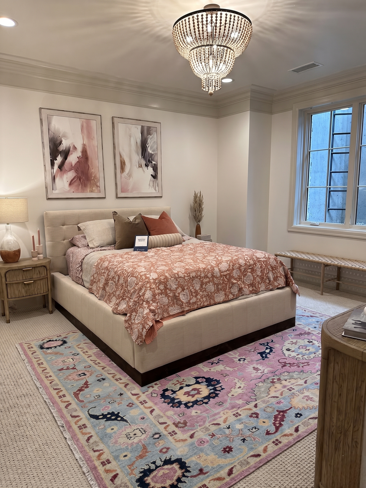 SAFFRON DUNE Oushak Wool Area Rug