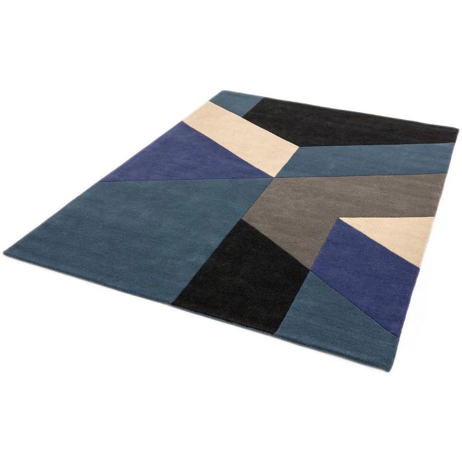 Geo Modern Geometric Hand-Tufted Area Rug -Bisha Rugs