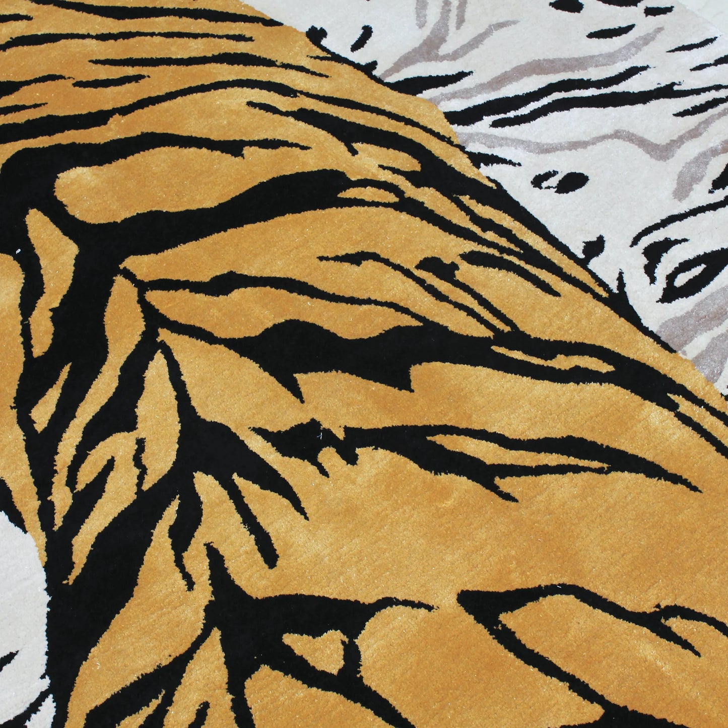 Handmade Custom Tiger Bespoke Tufted Rugs -Bisha Rugs 002
