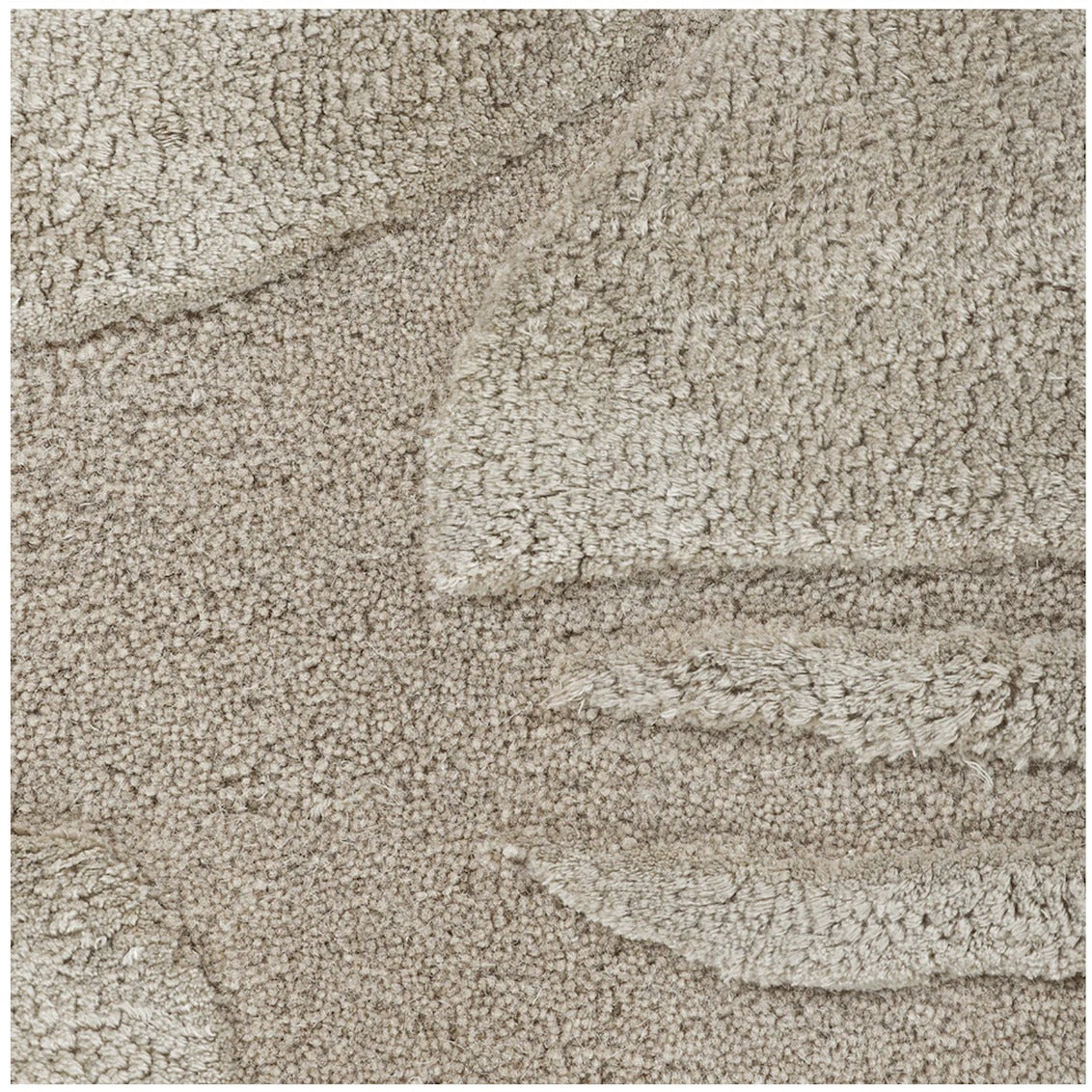 Light Grey Color Modern Design Rug For Luxurious Home-Bisha Rugs