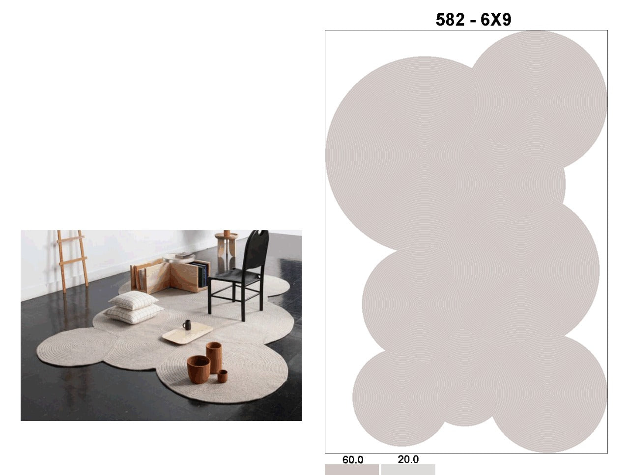 Micky Modern Design Area Rug