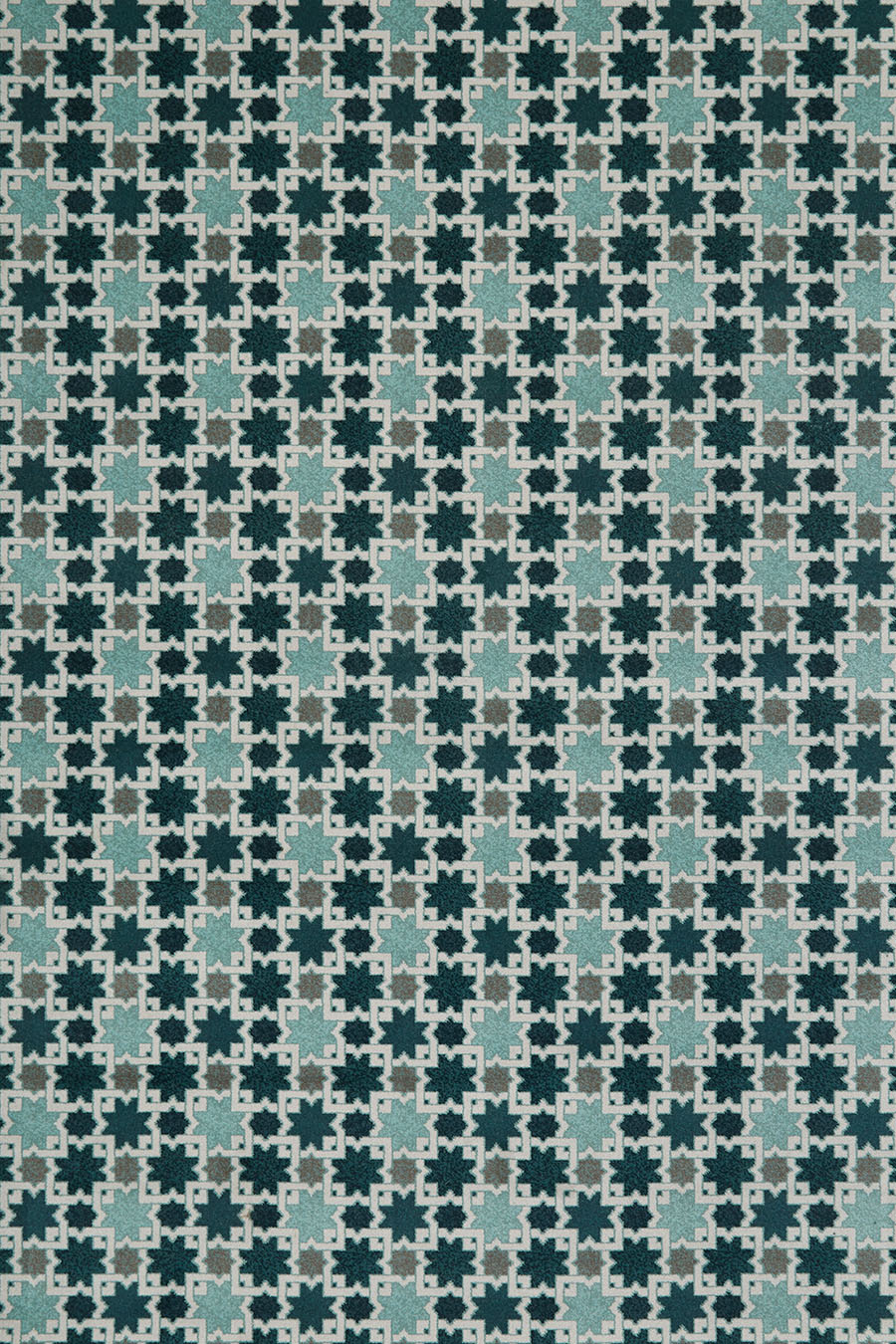 Hammam Blue color Geometric Design Hand-Tufted Rug-bisha-rugs