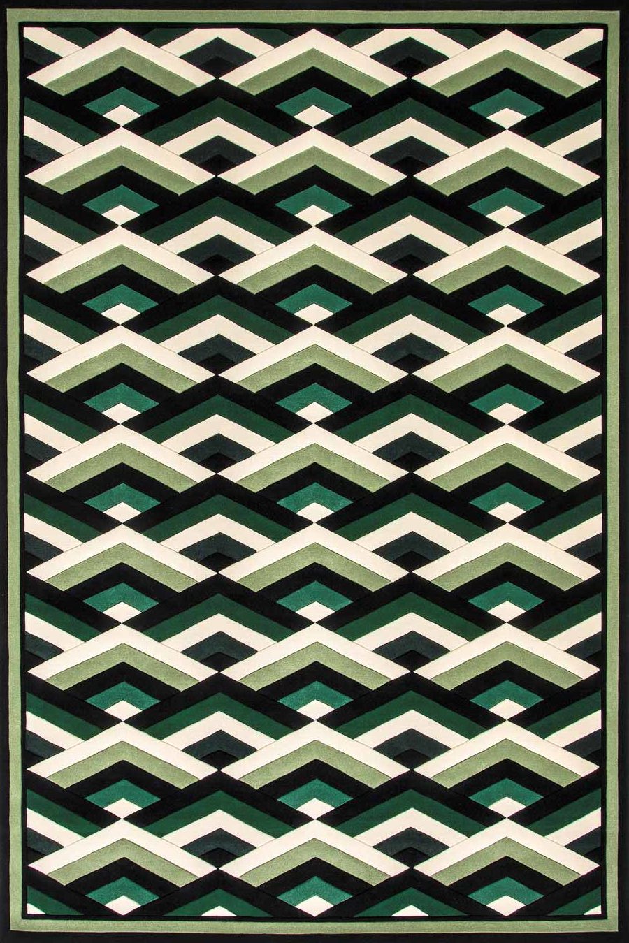 Moscow Geometric Design Hand-Tufted Rug-bisha-rugs