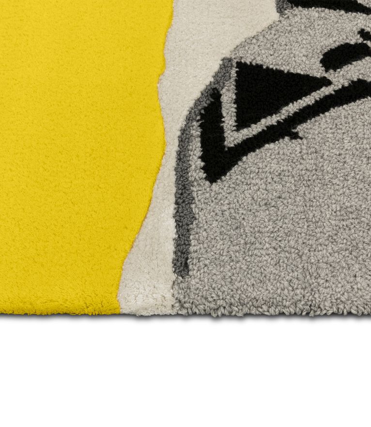 Multicolor Modern Hand Tufted Wool Area Rug-bisha-rugs