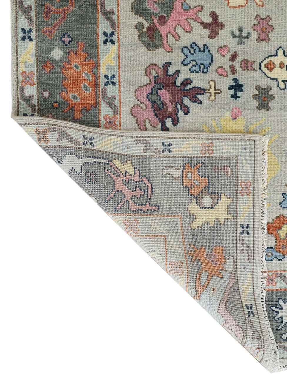 ARVELLE Oushak Style Hand Knotted Rug