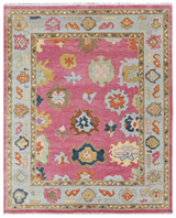 ZORELLE Oushak Style Hand Knotted Rug