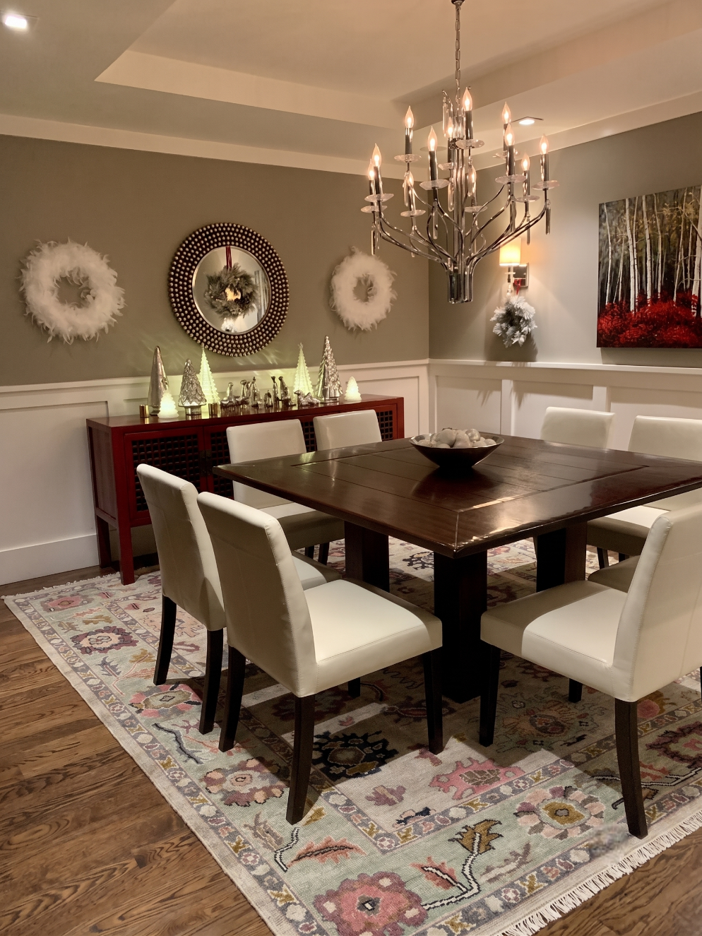 ORLENA Oushak Style Hand Knotted Rug