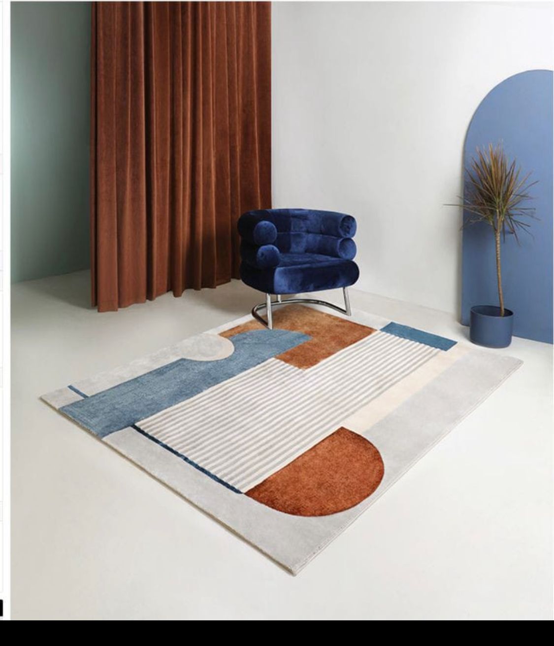 Elegant Hand-Tufted Rug for Cozy Living Spaces