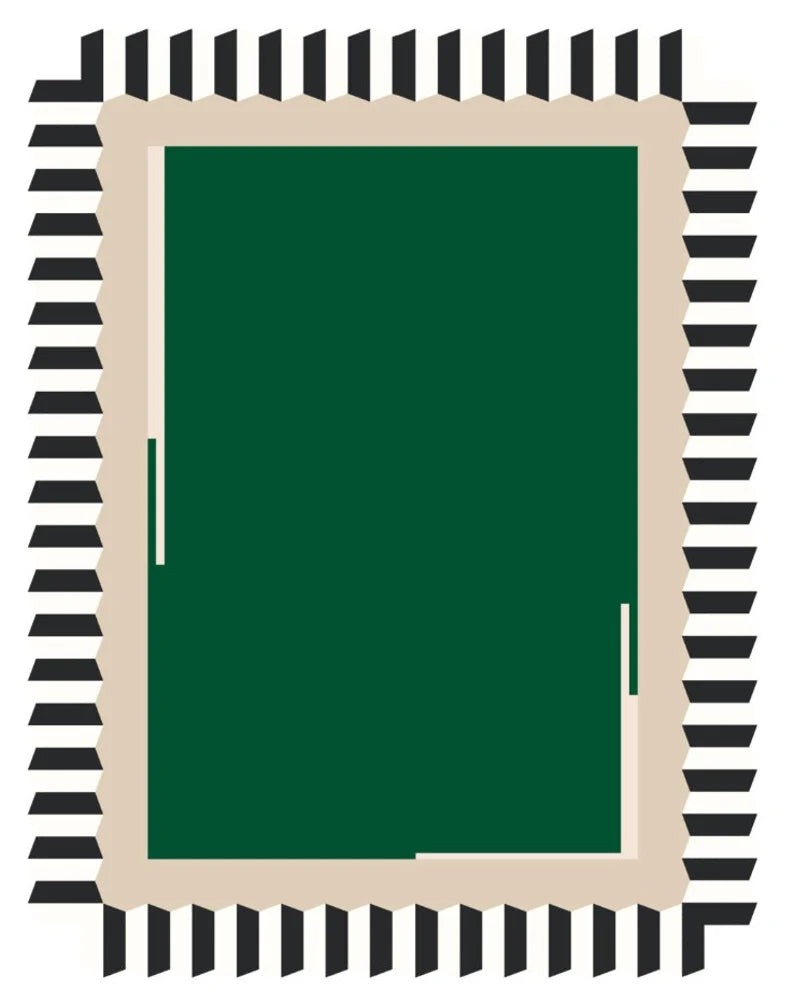 Green Modern Design Hand-Tufted Rug For Luxurious Look