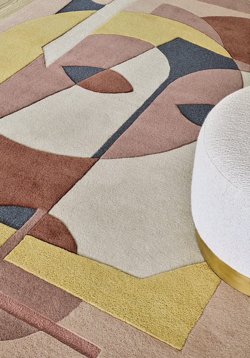 Colorful Geomatrical Design Rugs -Bisha Rugs