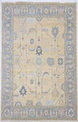 LUXEORA Oushak Style Hand Knotted Rug