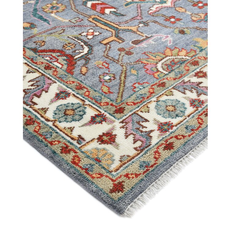 Multicolor Traditional Design Wool Area Rug
