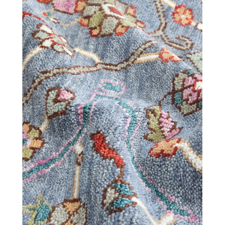 Multicolor Traditional Design Wool Area Rug