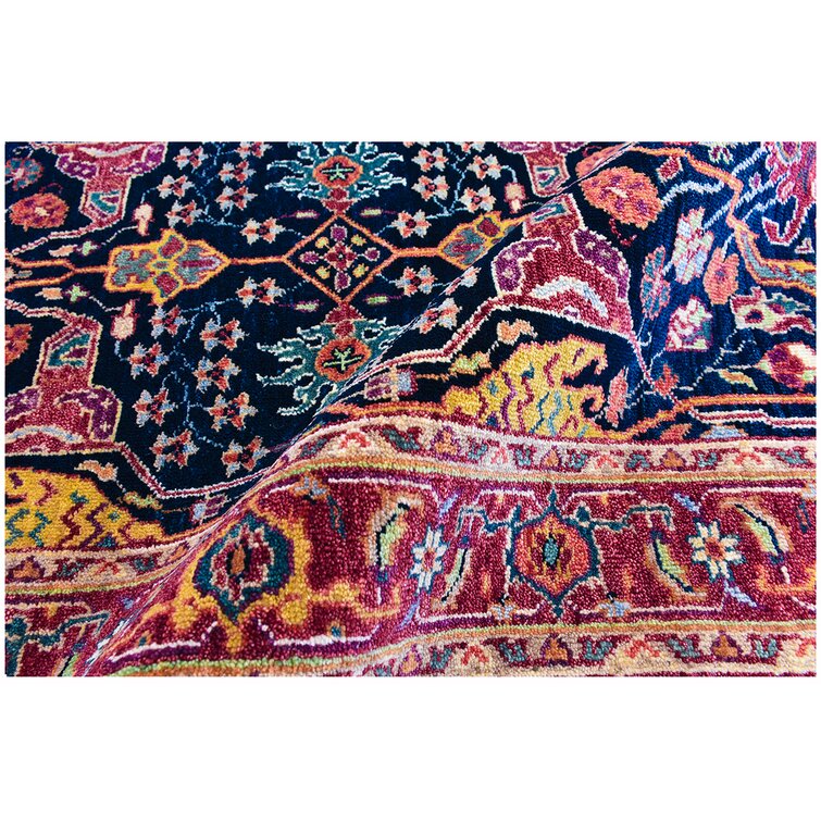 Multicolor Persian Hand Tufted Design Wool Area Rug
