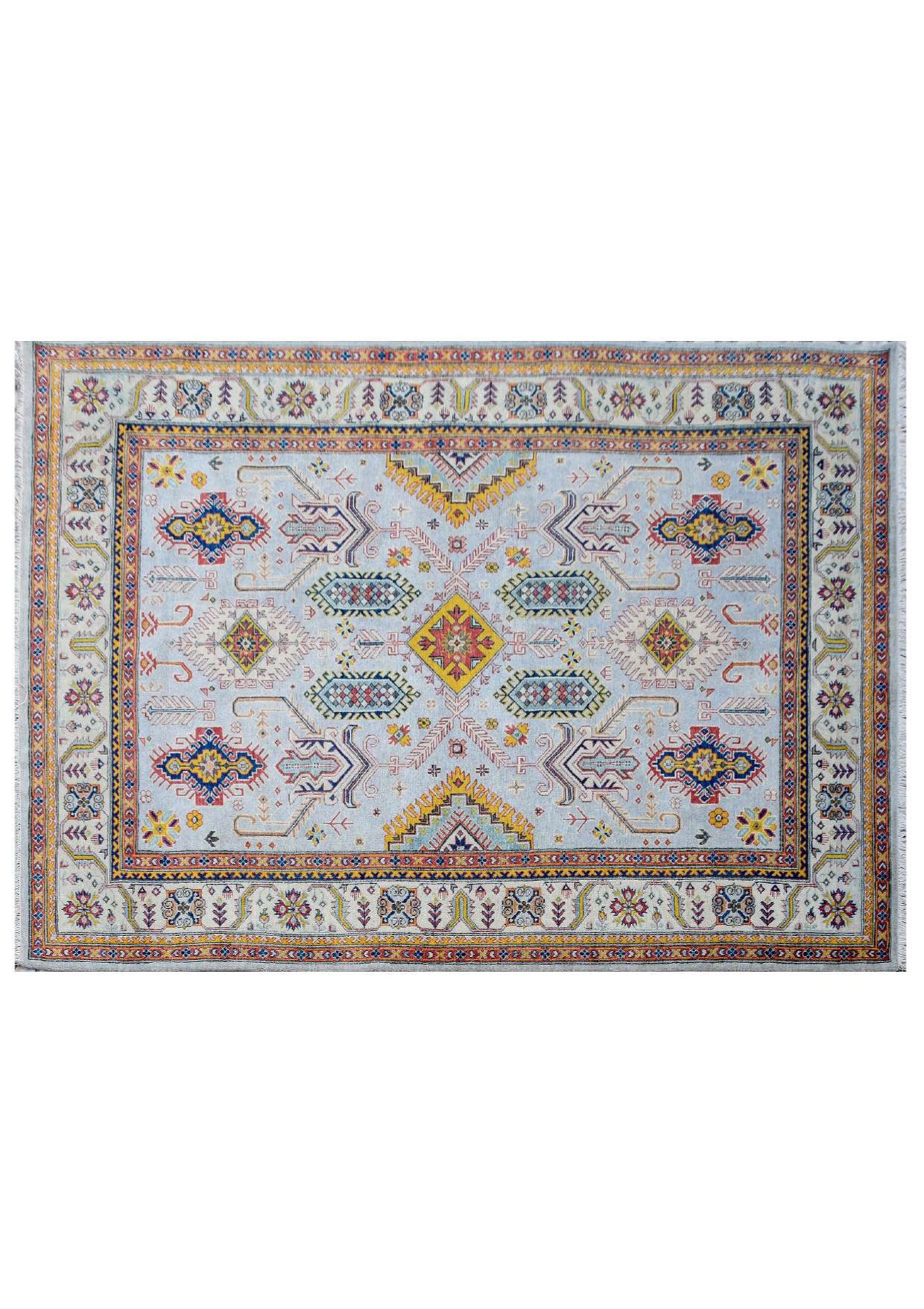 Hand-Knotted Contemporary Oushak  Wool Area Rug