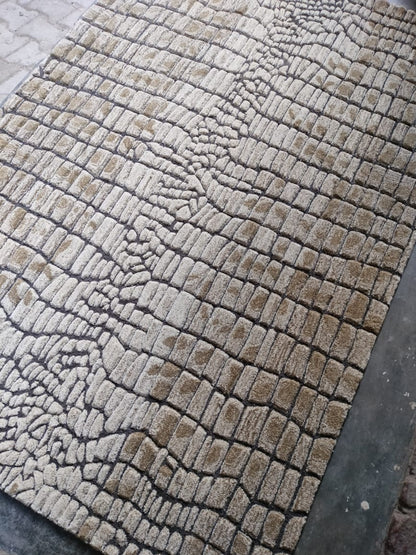 Crocodile Pattern Area Rug