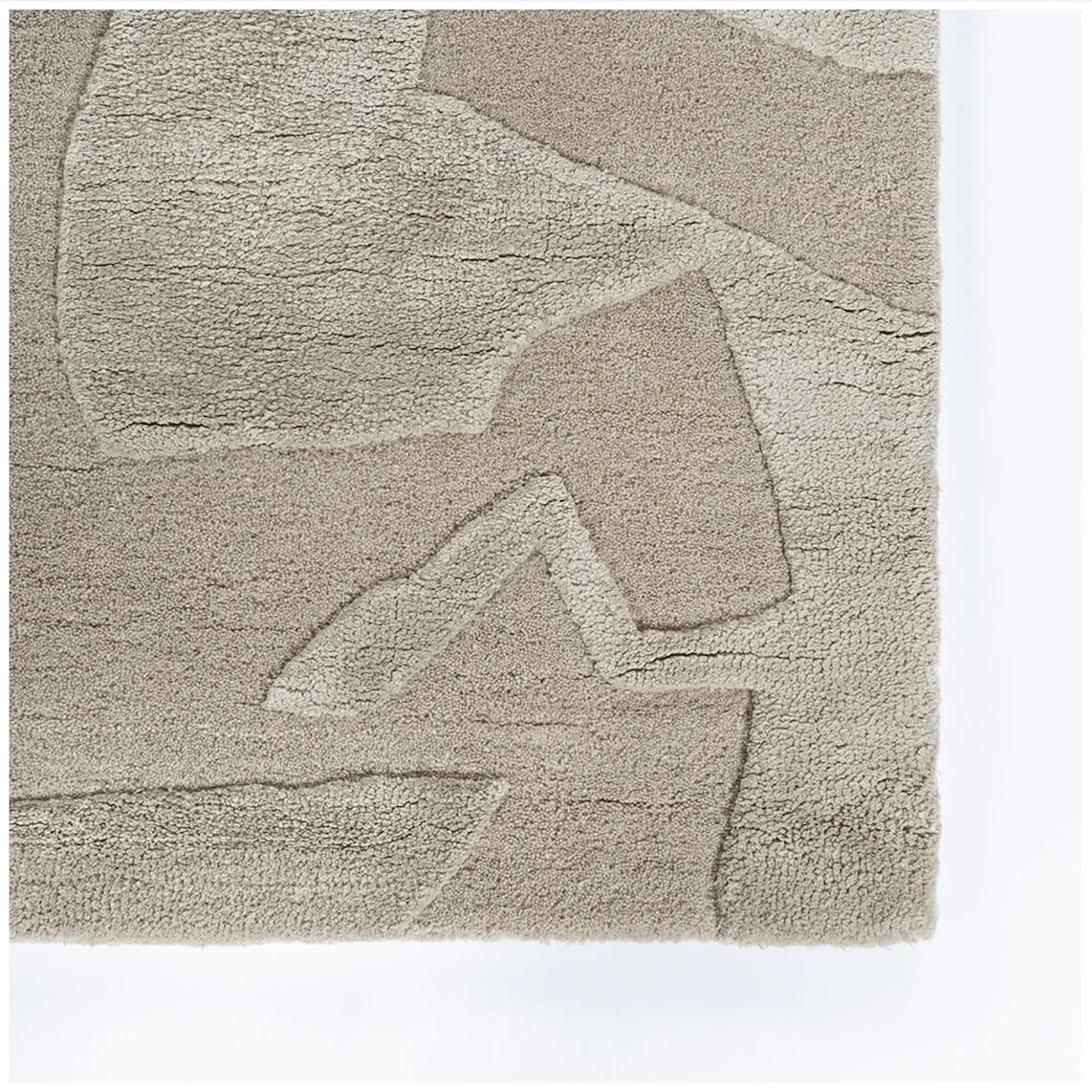 Dark Beige Color Modern Design Rug For Luxurious Home-Bisha Rugs