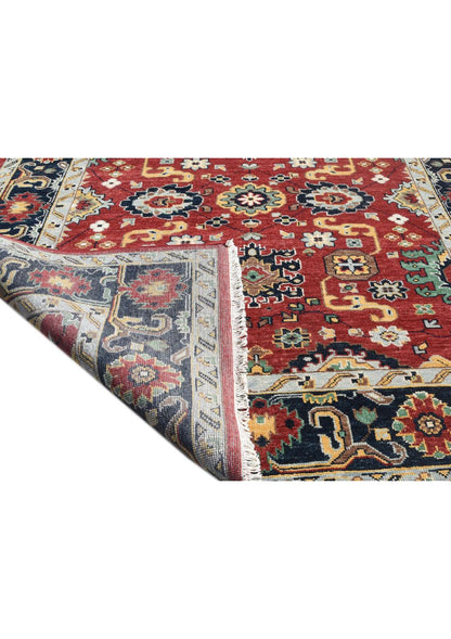 Lulus Orange Oushak Wool Area Rug