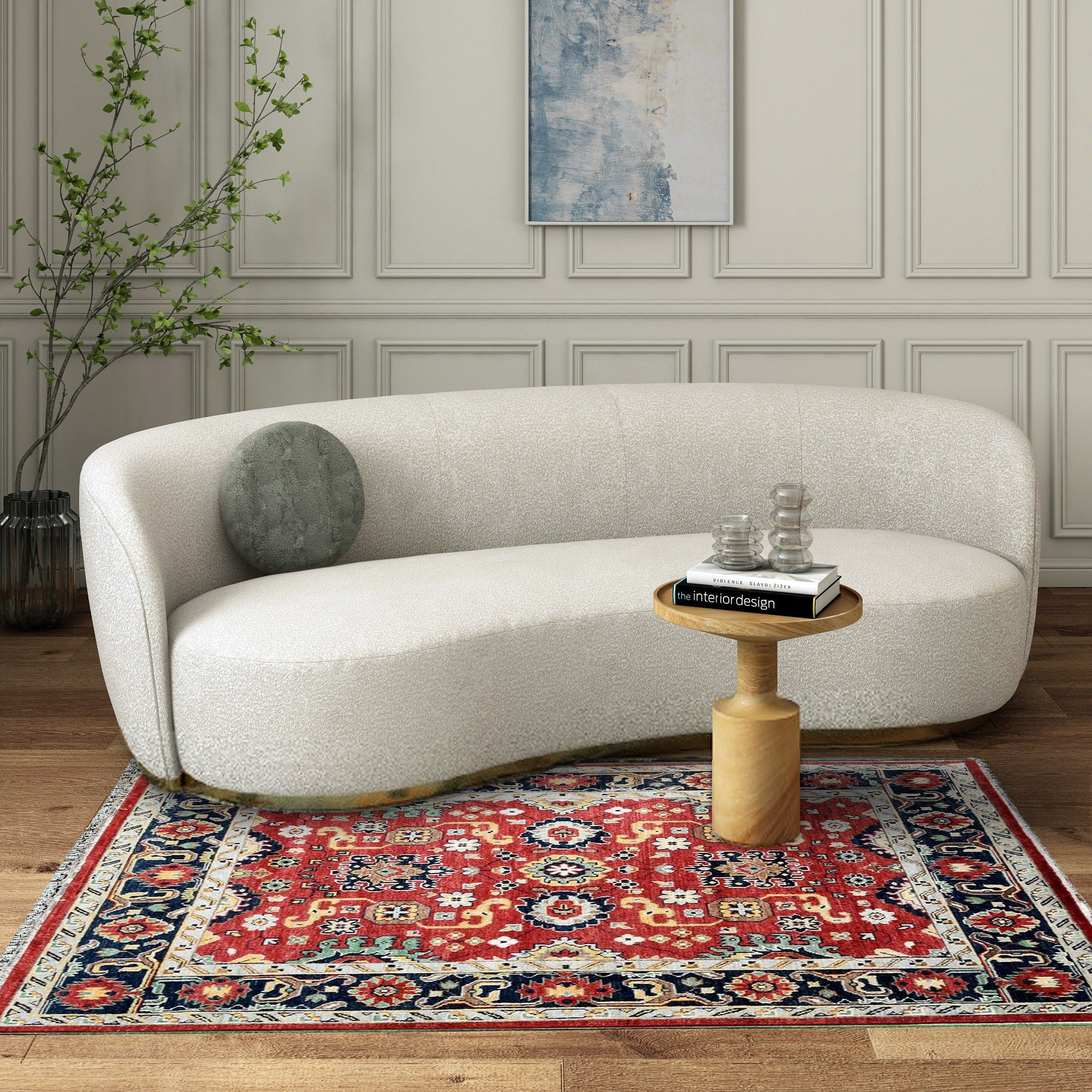 The CALISTA Oushak Wool Area Rug