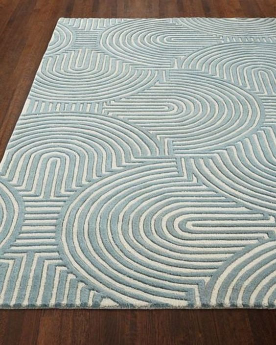 Grey Modern Design Area Rug CD01