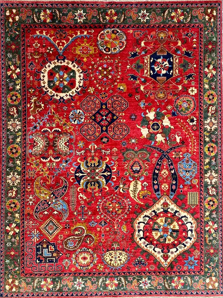 Qashqai Design Persian Rug