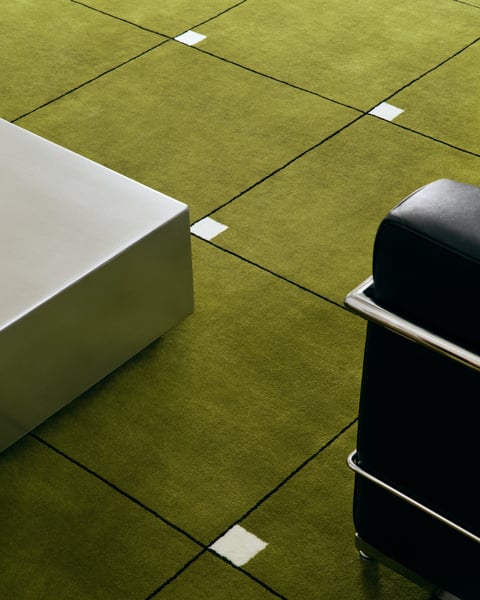 Modern Millano Green Color Hand Tufted Rug-Bisha Rugs