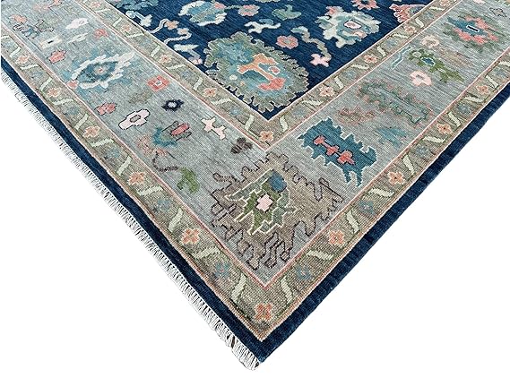KINGSWELL Turkish Oushak Wool Area Rug
