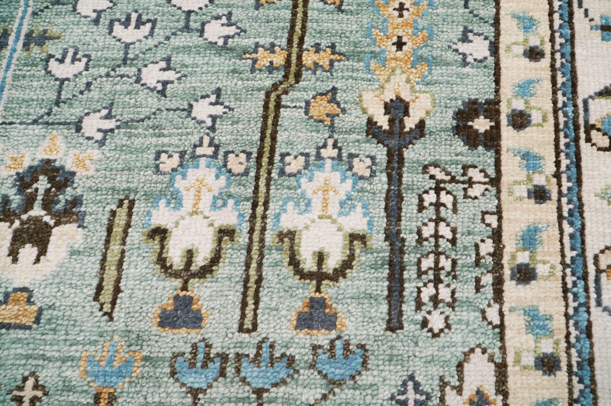 GRAND HEIRLOOM Turkish Oushak Wool Area Rug